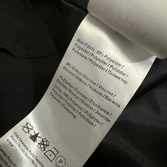 ANTHROPOLOGIE EXQUISE Trouser Pants Black HR Straight Leg Preppy NWT - Picture 13 of 16